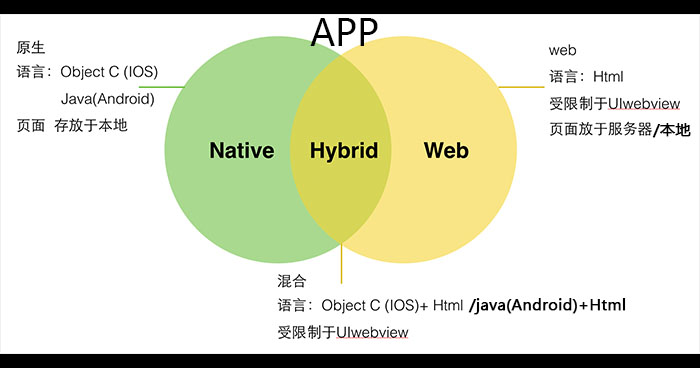 web native hybird app 